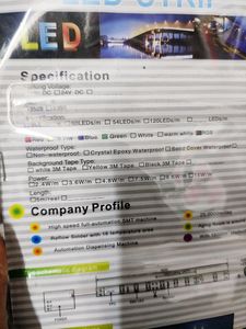 LED Strip Light Colour Changing With Remote Cable