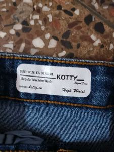 Dark Blue Denim Jeans