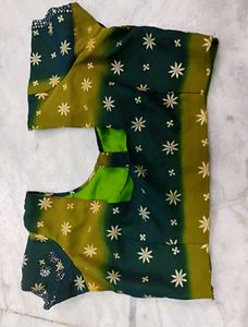 Green color Formal blouse