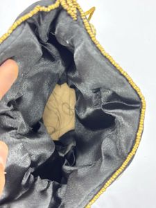 Elegant Beaded Drawstring Purse