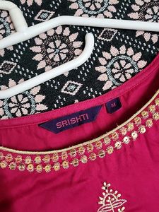 Pink Embroidered Top