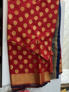 Elegant Red Saree