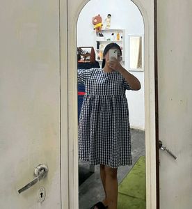 Gingham Checkered Dress