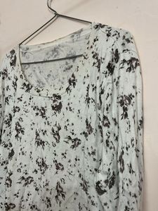 Floral Print Sweater