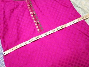 Bright Pink Kurta
