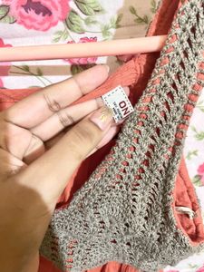Pretty Rust Crop Top