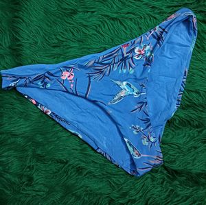 Floral Bikini Bottom - Blue🖤