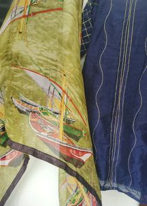 STITCHED BEAUTIFUL SUIT WITH THREAD DESIGN ON KURt