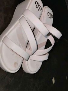 White Wedge Heels