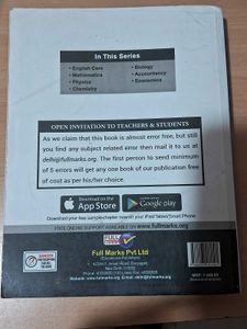 Class 12 Accounts Fullmarks Book