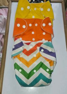 Reusable Diapers Cotton With Washable Inserts