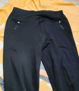 Combo:- BLACK tights ,Olive Green Culottes