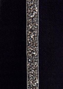 Zara Pullover Sweatshirt With Rhinestones