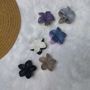 Flower Hair Claw Clips(6)