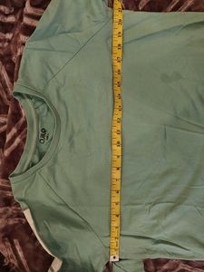 Cyan Blue Sweatshirt With Gen Z Arm Design