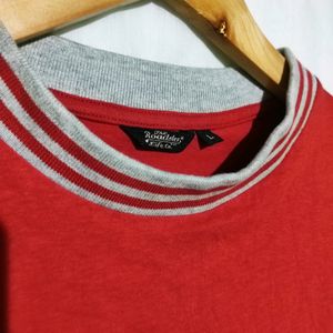Roadster Rust Orange Boxy Crop Top