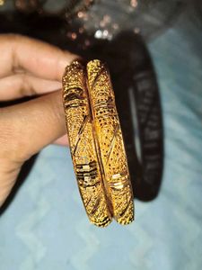 Golden Plated Bangles(1gram Gold-plated)