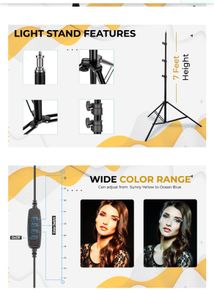 Tygot LED RingLight with Tripod Stand (Almost New)