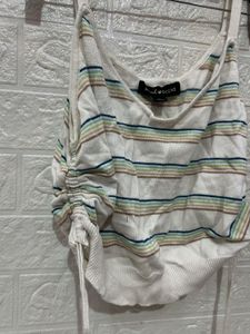 Striped Cami crop top