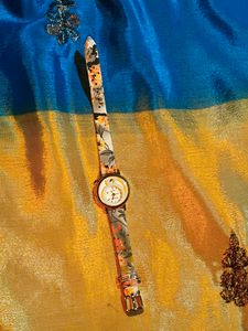 Floral Print Watch