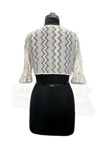 White Lace Bolero Shrug