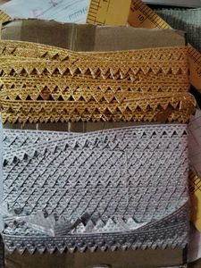Golden And Silver Samosa Lase