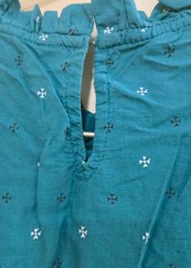 Teal Casual Top