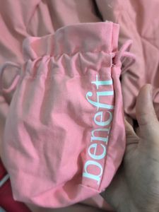 Benefit Red Cylinder Bag