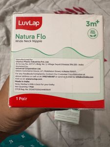 Luvlap Glass Feeding Bottle And Nipples
