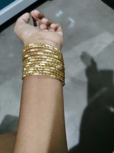 Golden Bangles Set
