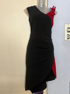 Pintrest Yk2 Asymmetrical Colorblock Dress