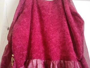 Maroon Ethnic Dress