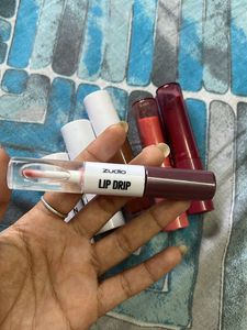 Combo Of Zudio Lippies: Lip tint, Listick, Etc