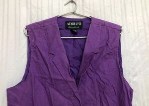Adolfo Purple Waistcoat