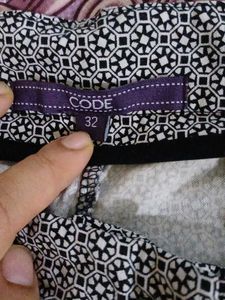 Patterned Casual Pants