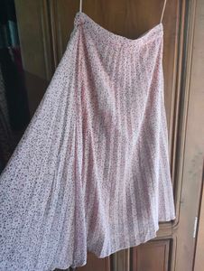 Floral Print Midi Skirt