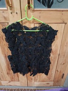 Elegant Black Lace Top