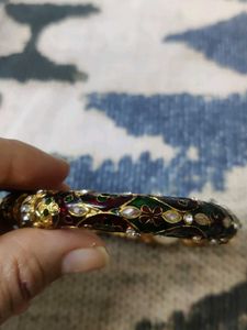 Pearl &amp; Rhinestone Bangle