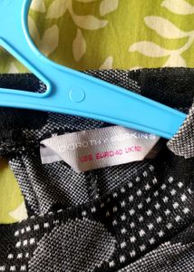 Dorothy Perkins Foral Black &amp; Grey Bodycon Dress