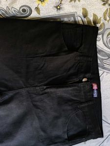 Wide Leg Black Jeans