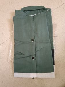 Half Cotton Green Shirt
