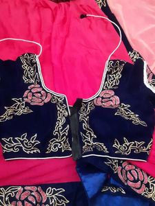 Elegant Embroidered Indian Saree
