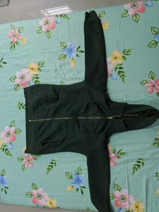 Green Zip-Up Hoodie