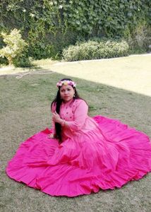 Tiered Pink Dress
