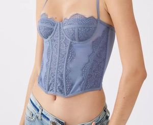 BLUE LACE CORSET