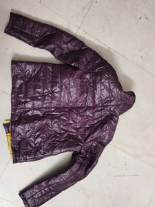 Stylish Purple Padded Jacket