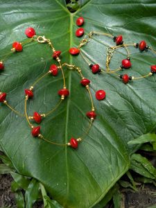 Manjadi seed Anklets