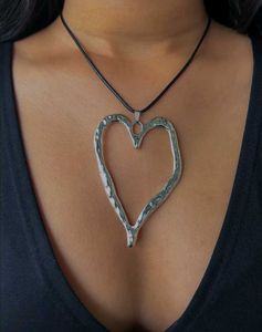 Y2k Chunky Hollow Heart Necklace