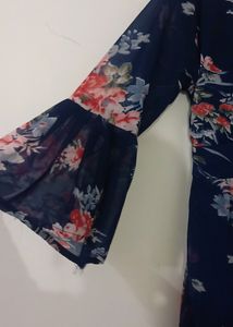 Blue Floral Dress