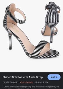 Stylish Striped Stilettos